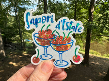 Load image into Gallery viewer, Sticker |  | Saport d&#39;Estate | Waterproof Vinyl Sticker | White | Clear | Permanent | Removable | Window Cling | Glitter | Holographic