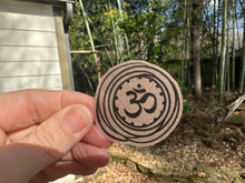 Load image into Gallery viewer, Small Sticker | 7o | OHM | Waterproof Vinyl Sticker | White | Clear | Permanent | Removable | Window Cling | Glitter | Holographic