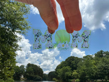 Load image into Gallery viewer, Sticker | 59J | Softball Mom Flowers | Waterproof Vinyl Sticker | Permanent