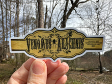 Load image into Gallery viewer, Sticker 25J Vintage Venomus Arachnis Label Wrap 4 inches wide