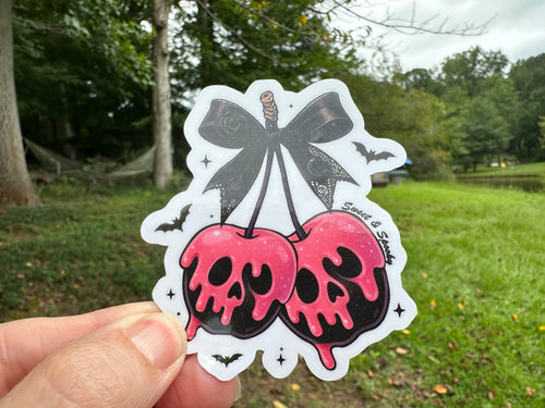 Sticker | 85L | Poison Apple Cherries | Waterproof Vinyl Sticker | Permanent