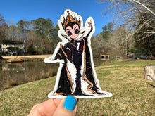 Load image into Gallery viewer, Sticker | 62D | EVIL QUEEN | Waterproof Vinyl Sticker | White | Clear | Permanent | Removable | Window Cling | Glitter | Holographic