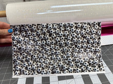 Load image into Gallery viewer, Printed Vinyl &amp; HTV SOCCER BALLS Patterns 12 x 6.75 inch sheet