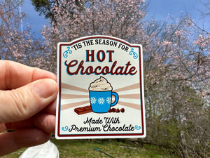 Sticker 16N Hot Chocolate Drink Label