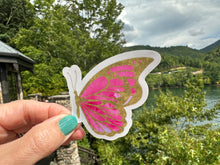 Load image into Gallery viewer, Window Stickers | Butterfly Stickers | 3 inch stickers | 12 x 12 sheet permanent adhesive | Static Clings