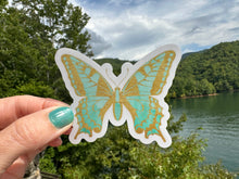 Load image into Gallery viewer, Window Stickers | Butterfly Stickers | 3 inch stickers | 12 x 12 sheet permanent adhesive | Static Clings