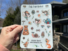 Load image into Gallery viewer, Sticker Sheet | 11 | Set of little planner stickers FALL FAIRYLAND 5 X 7
