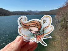 Load image into Gallery viewer, Sticker | 11i | Fall Fairy | Waterproof Vinyl Sticker | White | Clear | Permanent | Removable | Window Cling | Glitter | Holographic