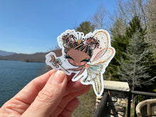 Load image into Gallery viewer, Sticker | 11J | Fall Fairy | Waterproof Vinyl Sticker | White | Clear | Permanent | Removable | Window Cling | Glitter | Holographic