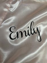 Load image into Gallery viewer, Satin Robes Customized with Name Great for Spa Parties, Birthday Parties, Graduation Gifts