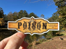 Load image into Gallery viewer, Sticker 25G Vintage Poison Label Wrap 4 inches wide
