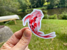 Load image into Gallery viewer, Sticker | Assorted Koi Fish | Waterproof Vinyl Sticker | White | Clear | Permanent | Removable | Window Cling | Glitter | Holographic