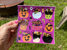 Load image into Gallery viewer, Sticker Sheet Trick or Treat Halloween Half Sheet