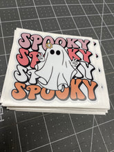 Load image into Gallery viewer, Sticker | 74P | Spooky Ghost | Waterproof Vinyl Sticker | White | Permanent
