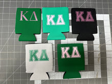 Load image into Gallery viewer, Sorority Insulated Collapsible Can Huggie Neoprene or Foam for a 12 oz can