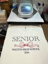 Load image into Gallery viewer, T Shirt Senior Custom High School Graduation Year