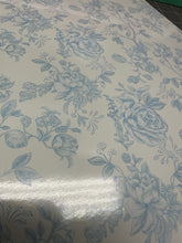 Load image into Gallery viewer, Printed Vinyl, HTV &amp; Waterslide Blue Toile Patterns 12 x 12 inch sheet