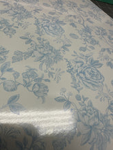Load image into Gallery viewer, Printed Vinyl &amp; HTV Pale Blue Toile Patterns 12 x 12 inch sheet