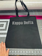 Load image into Gallery viewer, Market Tote Bag with Rhinestones Kappa Delta