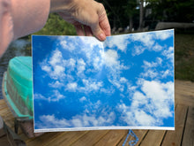 Load image into Gallery viewer, Printed Vinyl &amp; HTV CLOUDS Patterns 12 x 8 inch sheet
