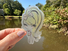 Load image into Gallery viewer, Sticker | Bikini Girl with Blonde Hair | Waterproof Vinyl Sticker | Permanent