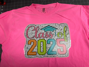 Class of 2025 Comfort Colors T Shirt