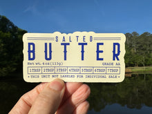 Load image into Gallery viewer, Sticker |  | Butter | Waterproof Vinyl Sticker | White | Clear | Permanent | Removable | Window Cling | Glitter | Holographic