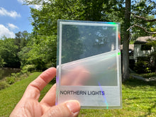 Load image into Gallery viewer, Northern Lights | Suncatcher Sticker | Holographic | Rainbow Maker | Sun Catcher | Magic Window Decal | 3 x 4 or 6 x 8 | Reposition-able