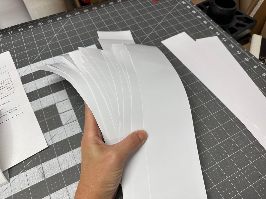 CLEARANCE Gloss White Vinyl Permanent Adhesive End Cuts, Scraps – MY VINYL  CUT