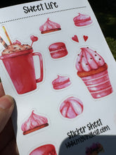 Load image into Gallery viewer, Sticker Sheet | 19E | Set of little planner stickers Sweet Life 5 X 7