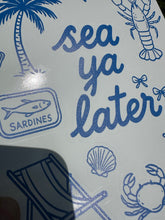 Load image into Gallery viewer, Sticker Sheet |  | Set of little planner stickers Sea Ya Later 5 X 7