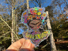 Load image into Gallery viewer, Sticker | 62M | Frida | Waterproof Vinyl Sticker | White | Clear | Permanent | Removable | Window Cling | Glitter | Holographic