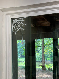 Clear Window Stickers Great for Window Corners for Halloween Set of 2