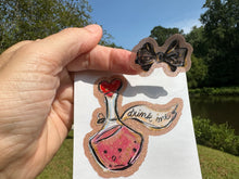 Load image into Gallery viewer, Sticker | 21M | Drink Me Potion | Waterproof Vinyl Sticker | White | Clear | Permanent | Removable | Window Cling | Glitter | Holographic (Copy)