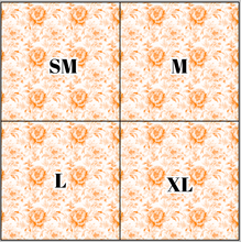Load image into Gallery viewer, Printed Vinyl &amp; HTV Orange Toile L Patterns 12 x 12 inch sheet