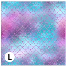 Load image into Gallery viewer, Printed Vinyl &amp; HTV MERMAID SCALES Pattern 12 x 12 inch sheet