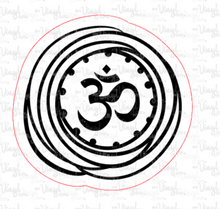 Load image into Gallery viewer, Small Sticker | 7o | OHM | Waterproof Vinyl Sticker | White | Clear | Permanent | Removable | Window Cling | Glitter | Holographic