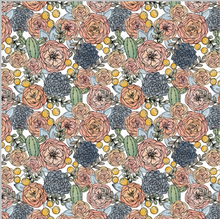 Load image into Gallery viewer, Printed Vinyl &amp; HTV Floral Cactus Patterns 12 x 12 inch sheet