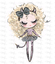 Load image into Gallery viewer, Sticker | 20D2 | Halloween Girl | Waterproof Vinyl Sticker | White | Clear | Permanent | Removable | Window Cling | Glitter | Holographic