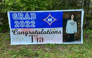 Vinyl Neighborhood Graduation Banner