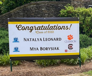 Vinyl Neighborhood Graduation Banner