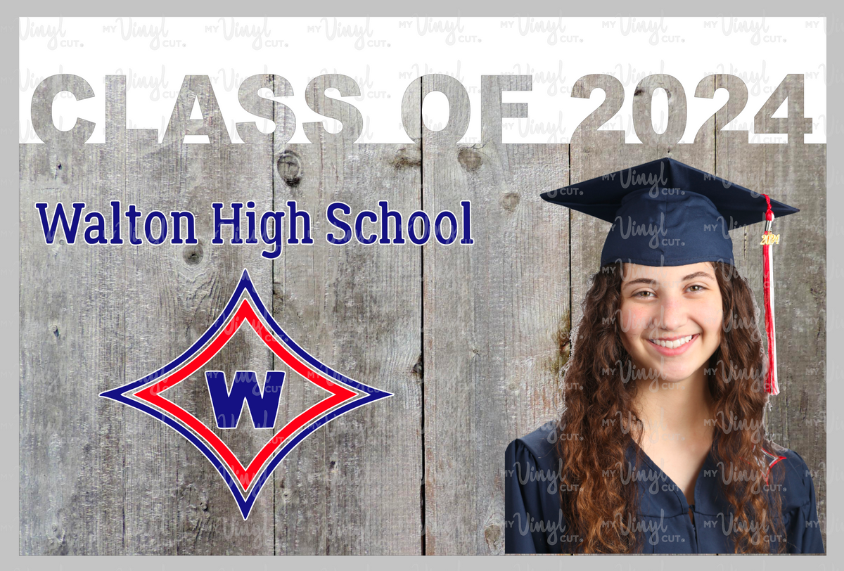 Yard Sign Senior Graduate Custom School Custom Photo – MY VINYL CUT
