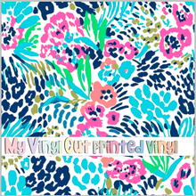 Load image into Gallery viewer, Printed Vinyl &amp; HTV Animal Print Floral B Pattern 12 x 12 inch sheet