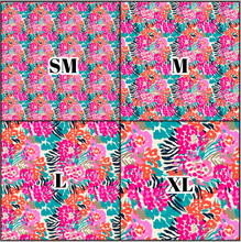 Load image into Gallery viewer, Printed Vinyl &amp; HTV Animal Print Floral D Pattern 12 x 12 inch sheet
