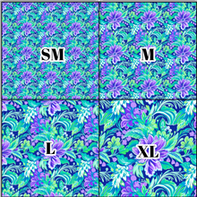 Load image into Gallery viewer, Printed Vinyl &amp; HTV Preppy Florals O Pattern 12 x 12 inch sheet