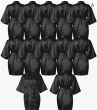 Load image into Gallery viewer, Satin Robes Customized with Name Great for Spa Parties, Birthday Parties, Graduation Gifts