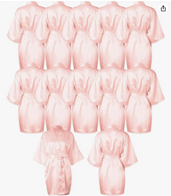 Load image into Gallery viewer, Satin Robes Customized with Name Great for Spa Parties, Birthday Parties, Graduation Gifts