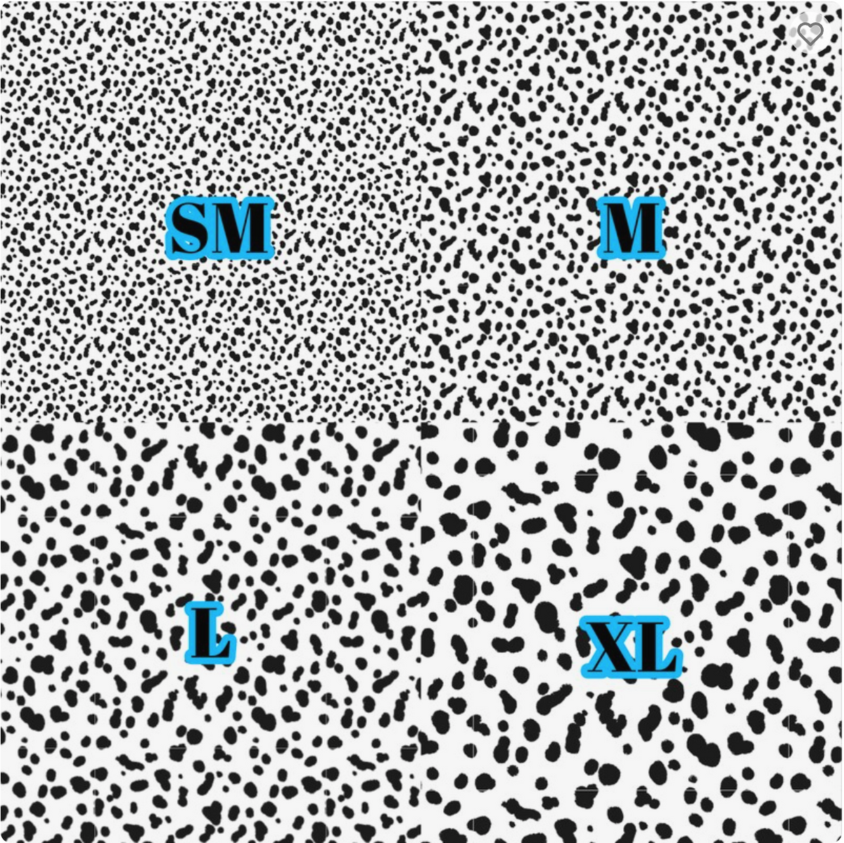 Printed Vinyl & HTV Dalmatian Spots Patterns 12 x 12 inch sheet – MY ...