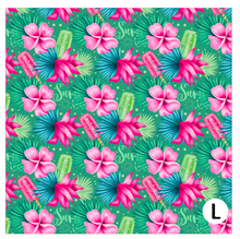 Load image into Gallery viewer, Printed Vinyl &amp; HTV Summer Patterns 12 x 12 inch sheet
