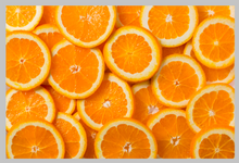 Load image into Gallery viewer, Printed Vinyl HTV &amp; Waterslide Realistic Oranges Pattern 12 x 8 inch sheet